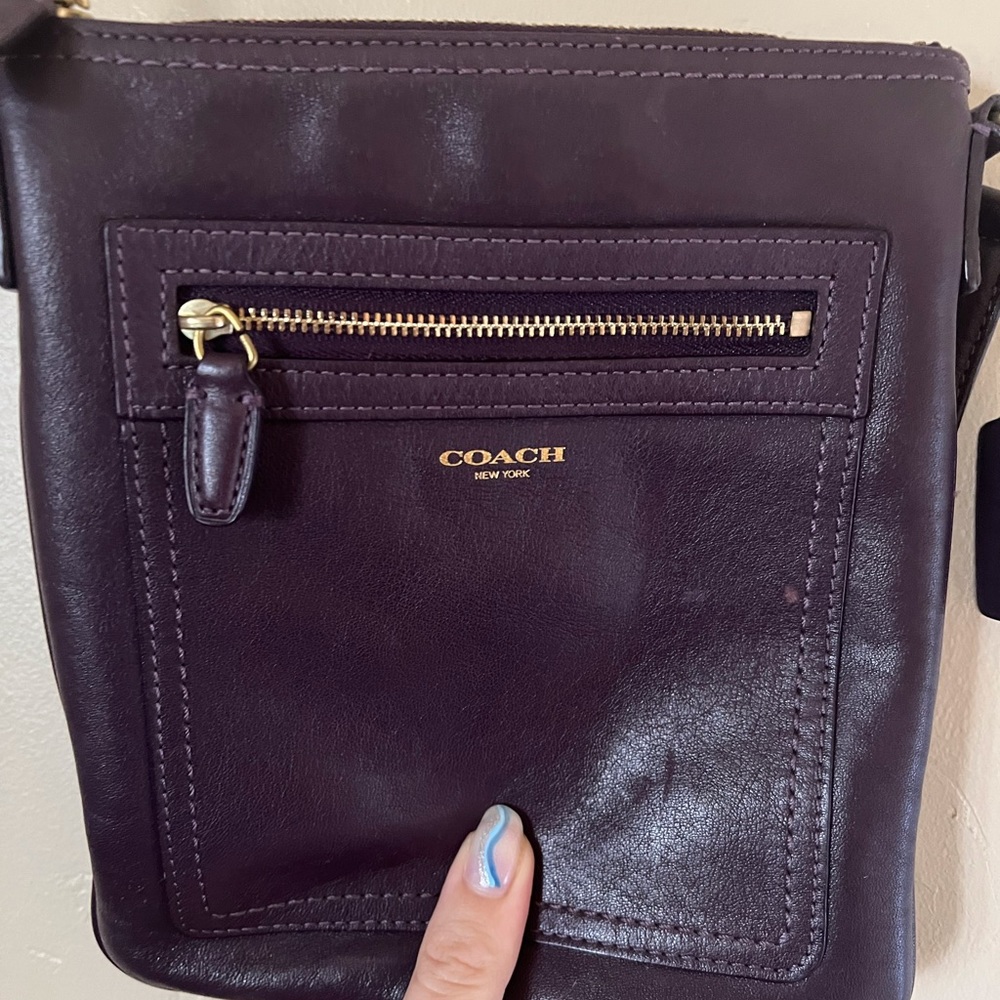 Purple Coach Crossbody